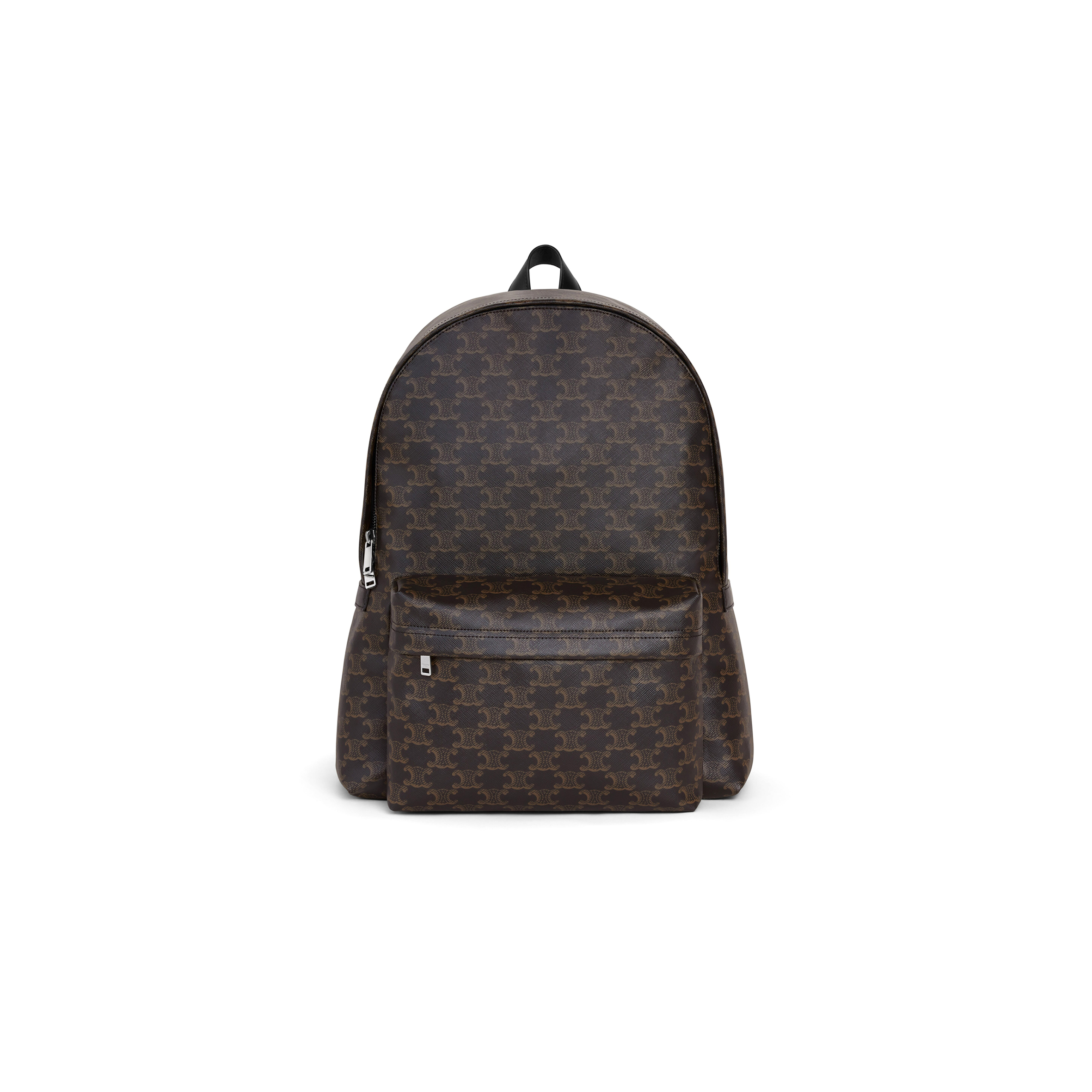 Ce**e medium backpack in triomphe canvas and calfskin 188382bov.38si (38*33.5*13cm)